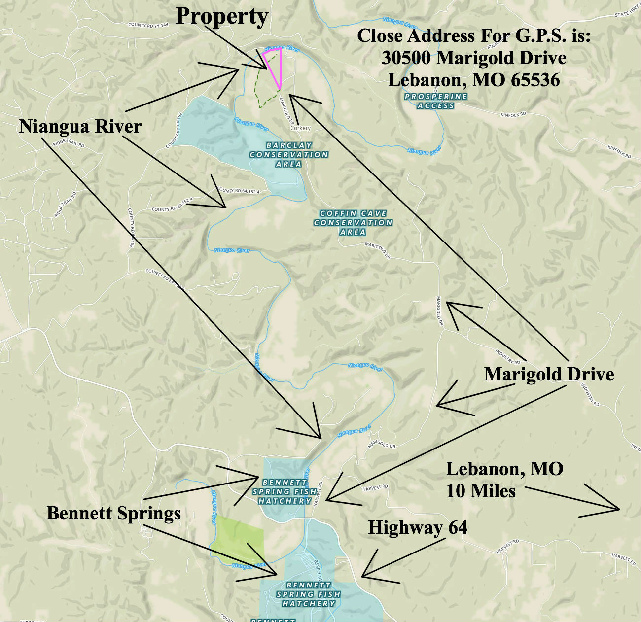 Missouri state map of owner financed property